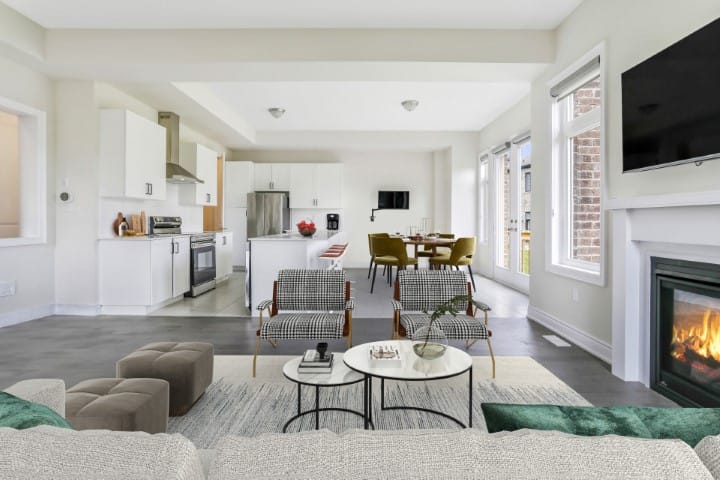Vacant room sample after Virtual Staging editing