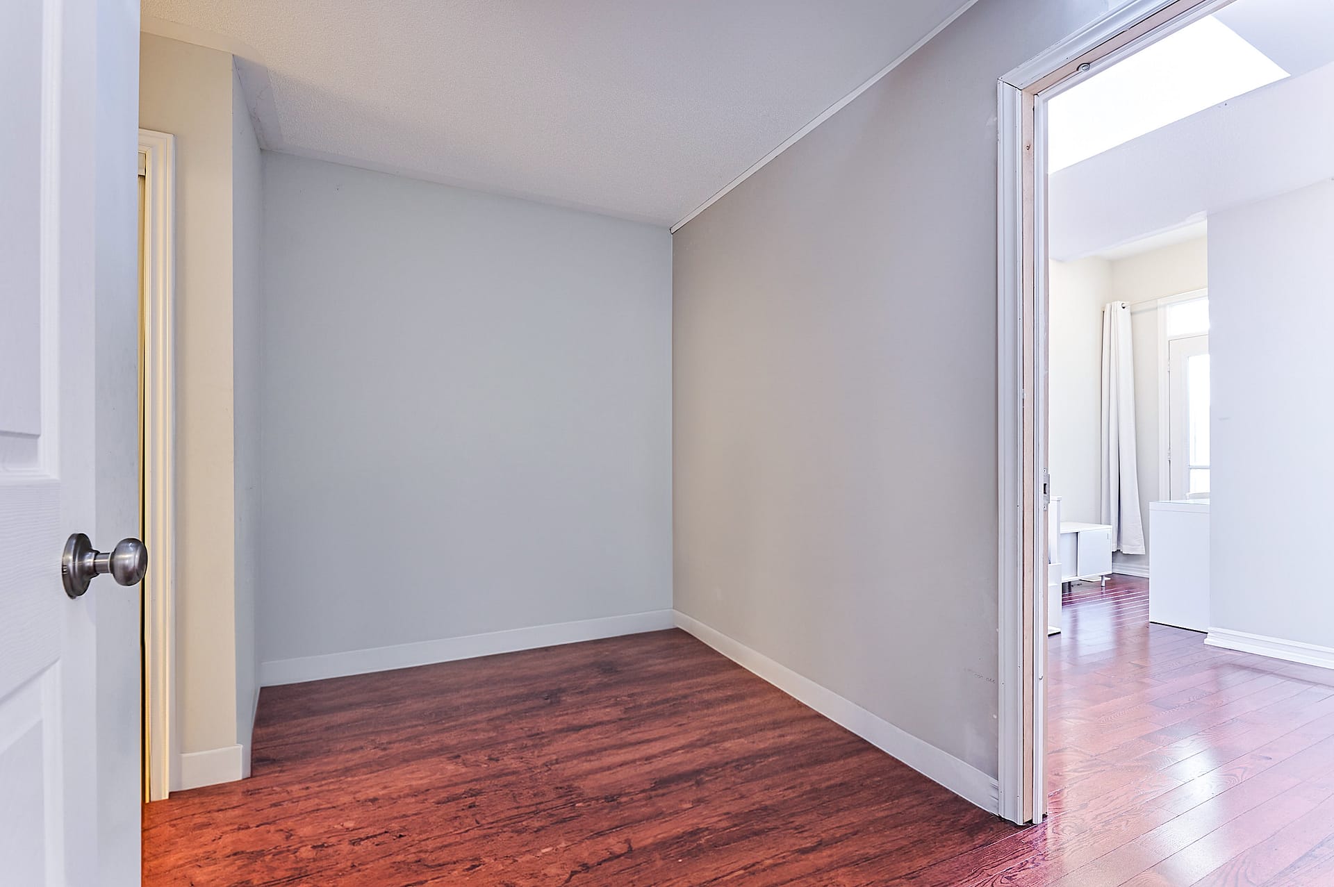 Bedroom after staging for listing photography