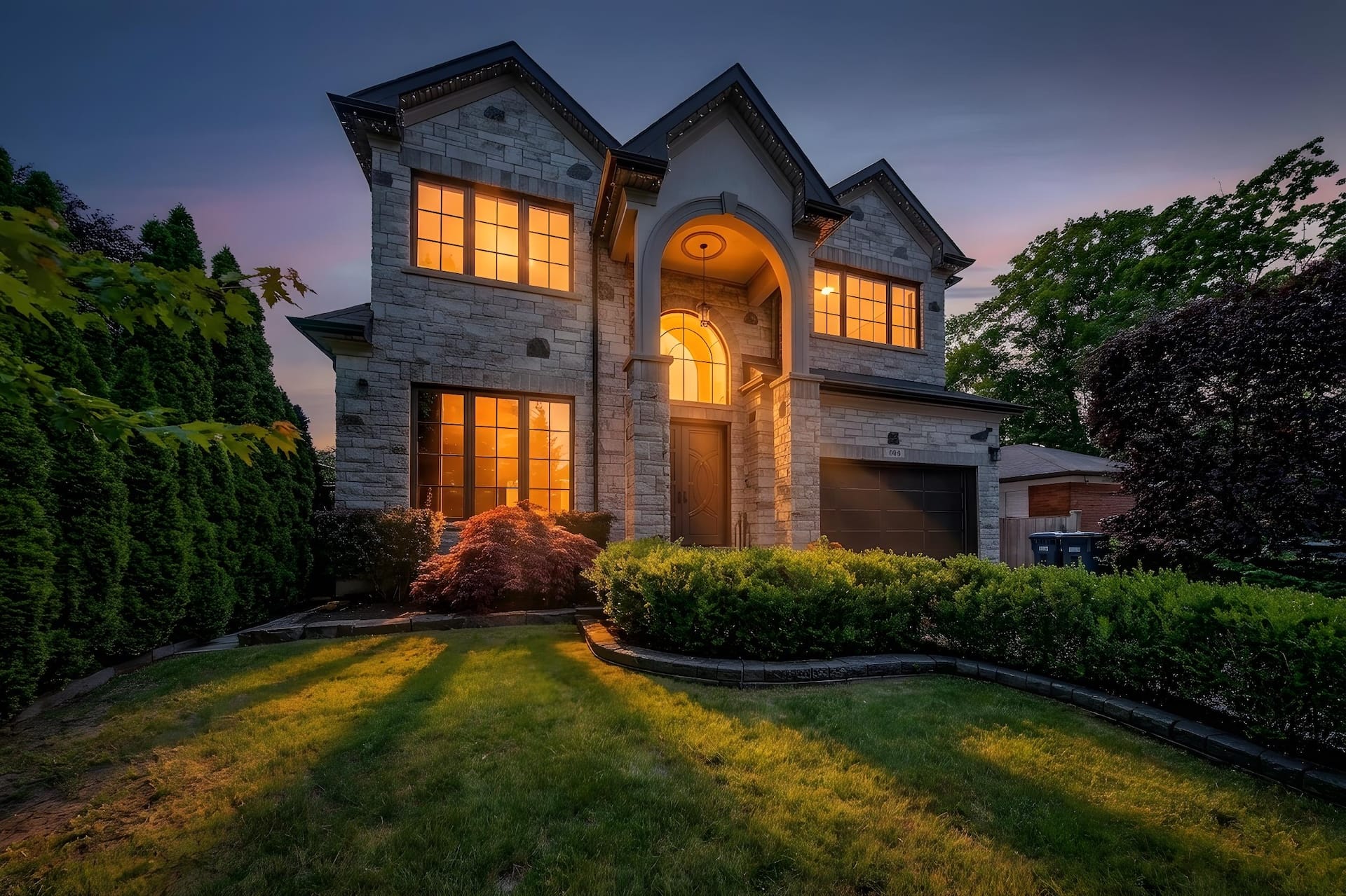 Same exterior after twilight Day-to-Dusk edit