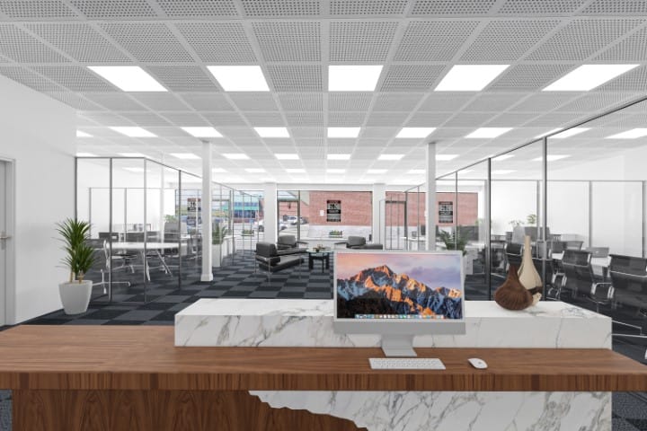 Same room after AI-assisted Virtual Staging furnishings