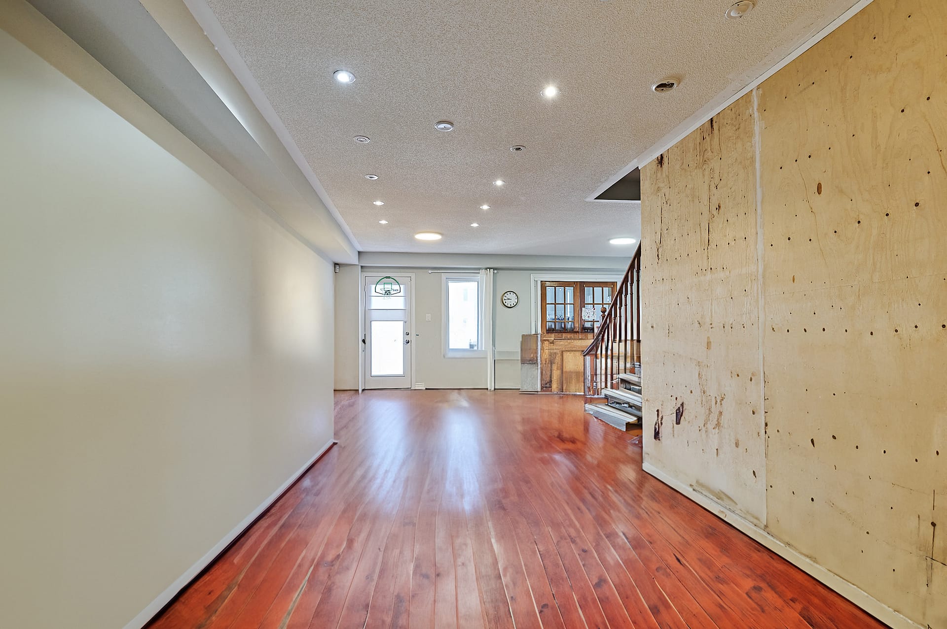 Living room after editing and presentation cleanup for listing media